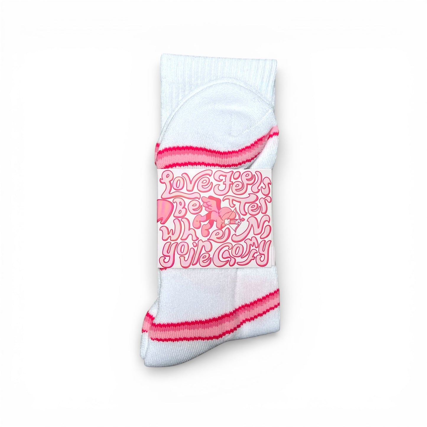 Valentines Pink Socks